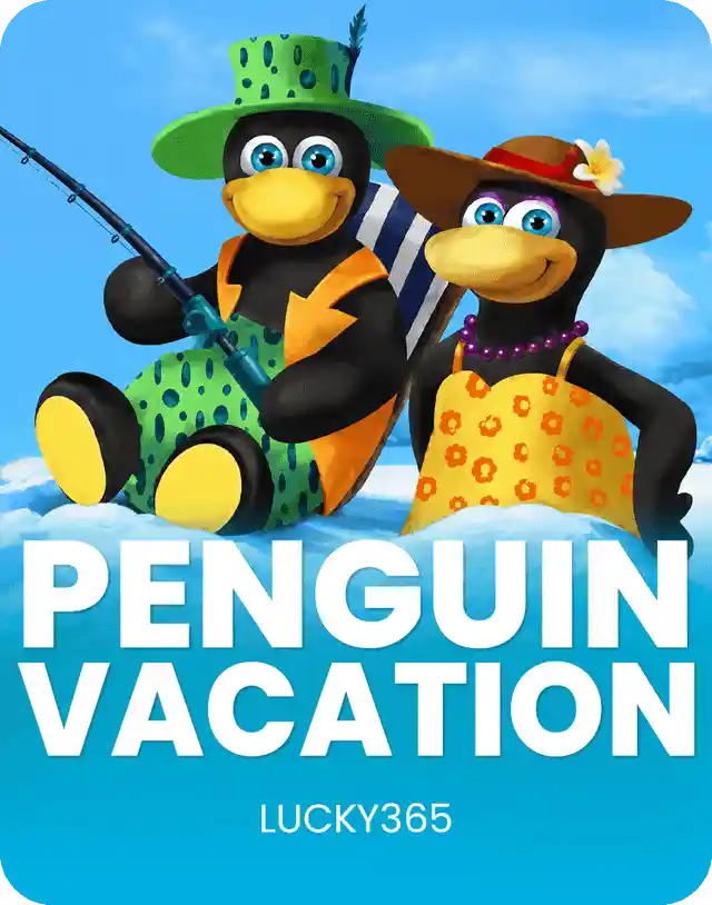Penguin Vacation slot game on Lucky365 with beach holiday theme