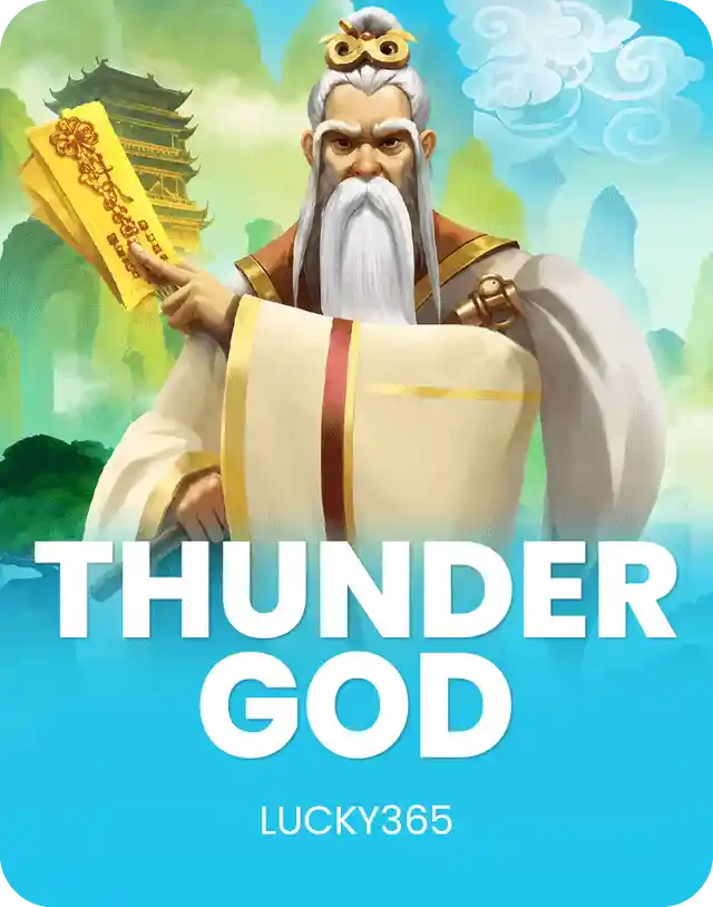 Thunder God slot game on Lucky365 with Chinese deity theme