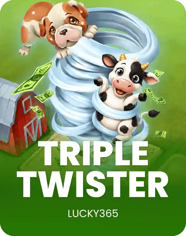 Triple Twister slot game on Lucky365 with farm animal theme
